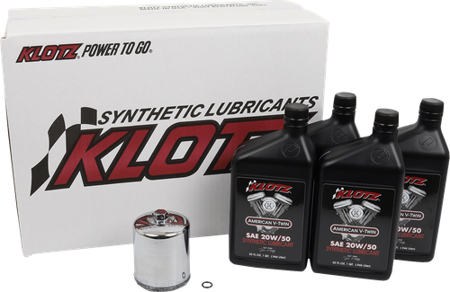 KLOTZ OIL Basic Oil Change Kit - Sportster KH-105