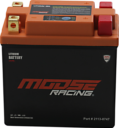 MOOSE OFFROAD Battery - Lithium LiFePO4 - 3HUTX14AHQ-FP HUTX14AHQ-FP