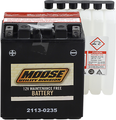 MOOSE OFFROAD AGM Battery - YTX14AH-BS MTX14AH-BS