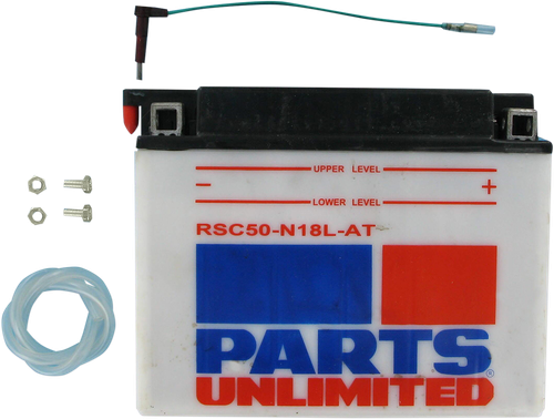 PARTS UNLIMITED Battery - RSC50N18LAT with Sensor SC50-N18L-AT