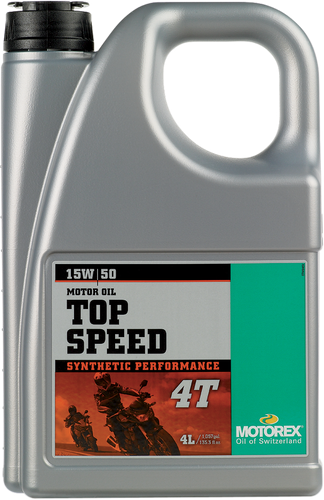 MOTOREX Top Speed Synthetic 4T Engine Oil - 15W-50 - 4L 304975
