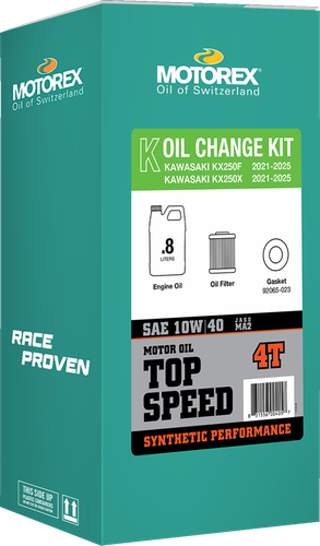 MOTOREX Oil Change Kit - Kawasaki KX 250 - 10W-40 311247
