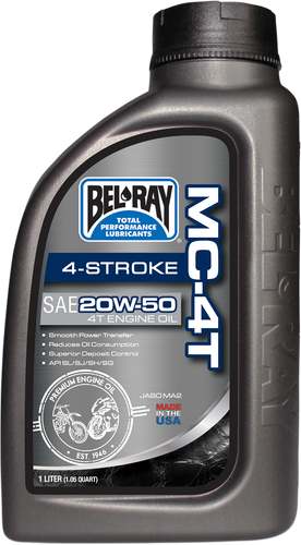 BEL-RAY MC-4T Mineral Oil - 20W-50 - 1L 99405-BT1LA