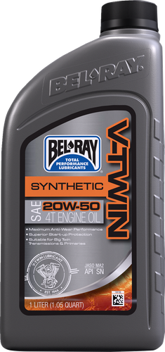 BEL-RAY V-Twin Synthetic Oil - 20W-50 - 1L 303133150160