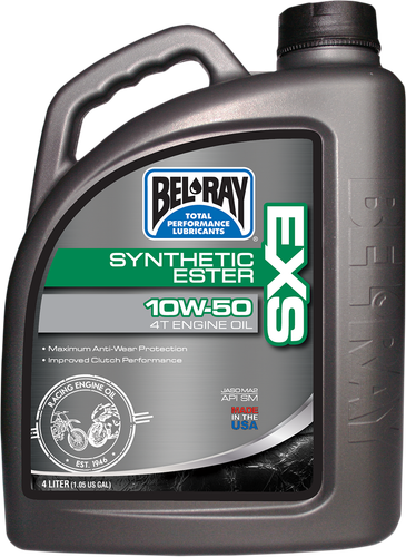 BEL-RAY EXS Synthetic 4T Oil - 10W-50 - 4L 99160-B4LW