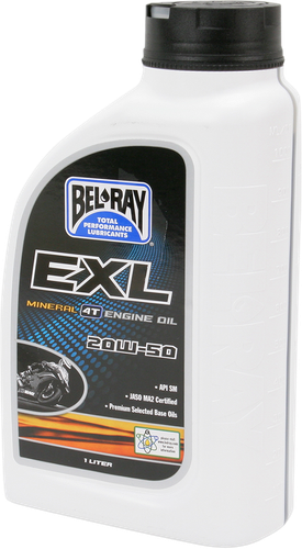 BEL-RAY EXL 4T Mineral Oil - 20W-50 - 1L 99100-B1LW