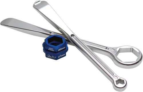 MOTION PRO Tire Lever/Wrench - T6 - Hex - Closed End/Contoured - with Adapter - Set 08-0589
