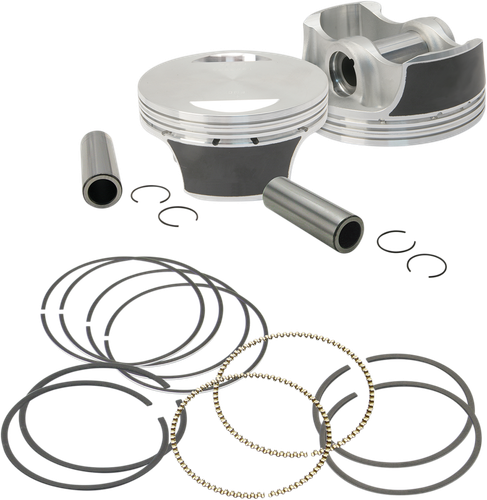 S&S CYCLE Piston Kit - For 97" Big Bore Kit - 3.927" - Standard 106-3688