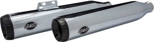 S&S CYCLE Grand National Slip-On Mufflers - 50-State - Chrome - M8 Softail 550-0755B