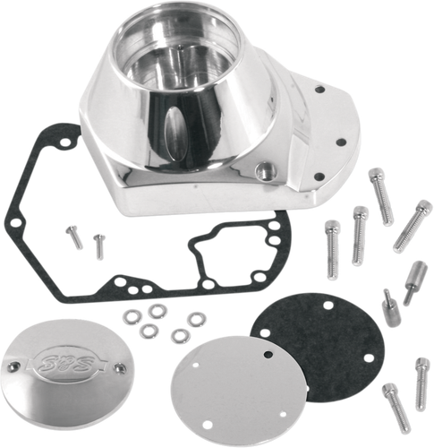S&S CYCLE Cam Cover - Polished Billet - Big Twin 31-0335