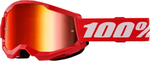 Strata 2 Goggle Red Mirror Red Lens