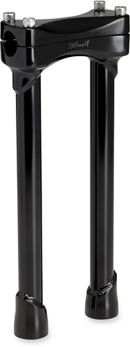 BILTWELL Murdock Handlebar Risers - 12" - Black 6403-201-12