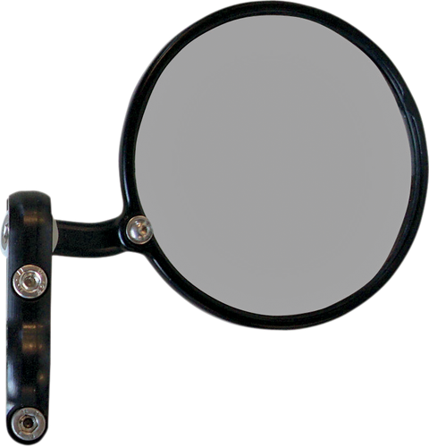 CRG Mirror - Hindsight/Bar End - Side View - Round - Black - Right - Each HS-100-R
