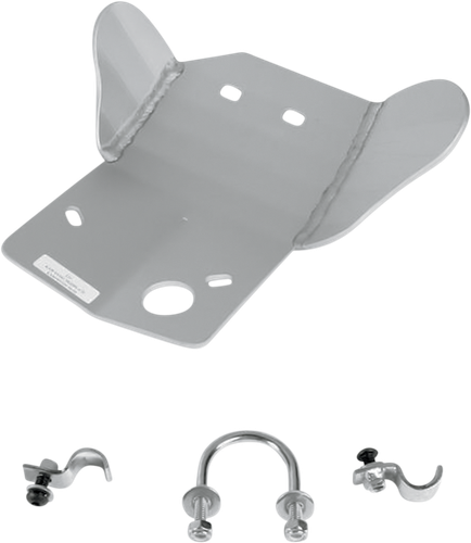 MOOSE OFFROAD Skid Plate - Silver - Kawasaki - KX '97-'25 220