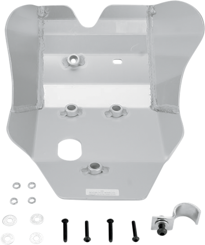 MOOSE OFFROAD Skid Plate - Silver - Kawasaki | Suzuki - KLX | DRZ '00-'24 446