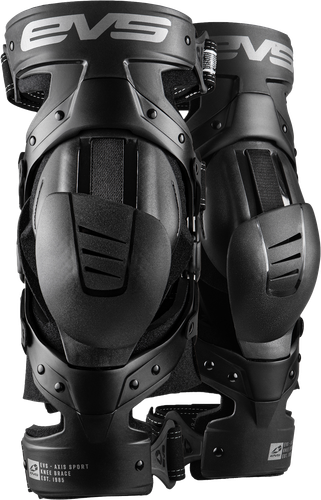 Axis Sport Knee Brace Pair Black/Black/Grey Md