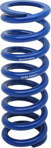 RACE TECH Shock Spring - Rear - Blue - Sport Series - Spring Rate 397.59 lb/in SRSP 552471
