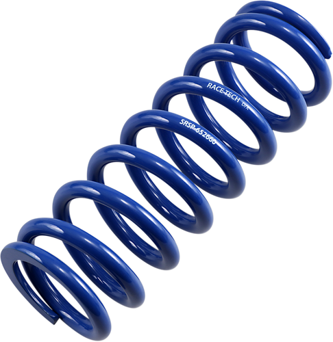 RACE TECH Shock Spring - Rear - Blue - Race Series - Spring Rate 336 lb/in SRSP 652660