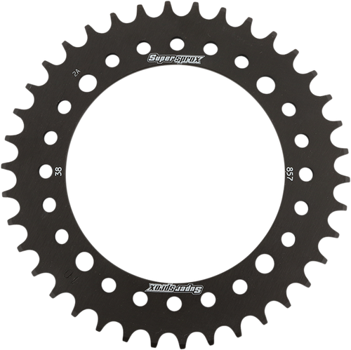 SUPERSPROX Steel Rear Sprocket - 38 Tooth RFE-857-38-BLK
