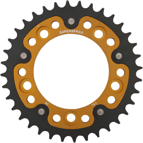 SUPERSPROX Stealth Rear Sprocket - 36 Tooth - Gold - Ducati RST-744-36-GLD