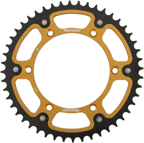 SUPERSPROX Stealth Rear Sprocket - 48 Tooth - Gold - Yamaha RST-245-48-GLD
