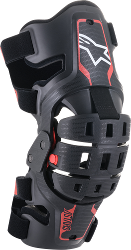 ALPINESTARS Youth Bionic 5S Knee Braces - Black/Red 6540520-13