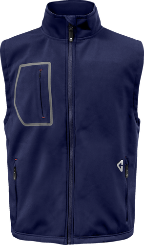 GERBING HEATED CLOTHING 7V Torrid Softshell Heated Vest 2.0 - Navy - Large GER-TVST-7V-M-N-L