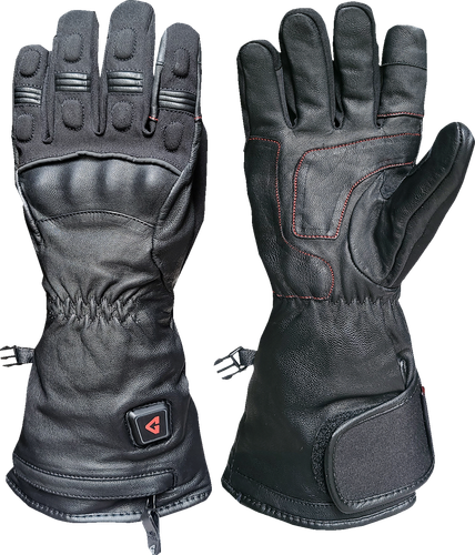GERBING HEATED CLOTHING 7 V Hard Knuckle Battery Heated Gloves - Black - XL GER-GVHK-7V-B-XL