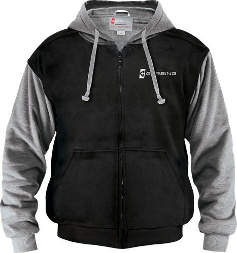 GERBING HEATED CLOTHING 7 V Battery Heated Hoodie - Black - Medium GER-HDY-7V-UNI-BLK-M