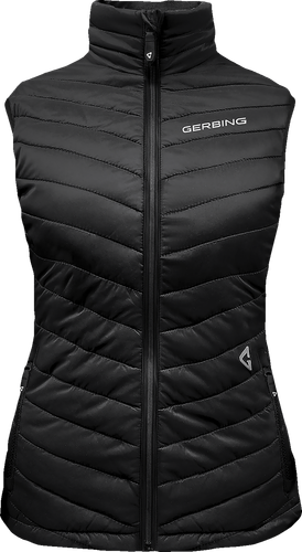 GERBING HEATED CLOTHING Women's 7V Khione Puffer Heated Vest 2.0 - Black - XL GER-KPVST-7V-W-B-XL