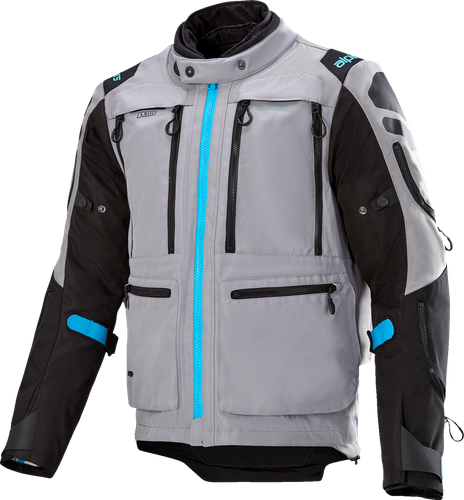ALPINESTARS Ardent 3in1 Adventure Touring Jacket - Gray/Black/Blue - Small 3204423-9117-S