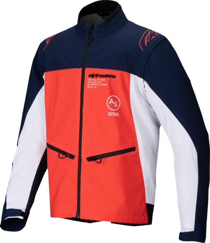 ALPINESTARS Lite-Dura Softshell Jacket - Navy/Orange/White - Large 3700225-7162-L