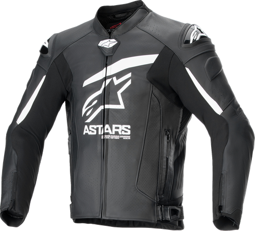 ALPINESTARS GP Plus R v4 Airflow Leather Jacket - Black/White - US 48 / EU 58 3100624-12-58