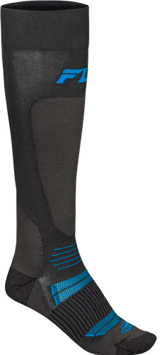 Snow Midweight Wool Sock Grey/Blue Lg/Xl