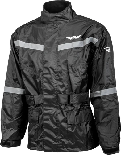 2 Piece Rain Suit Black Lg