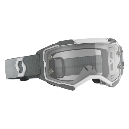 SCOTT Fury Goggle - White/Gray - Clear Works Lens 274514-1039113