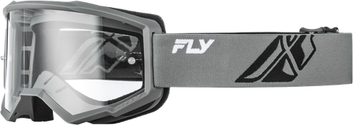 Youth Focus Goggle Grey/Black W/ Clear Lens