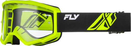 Focus Goggle Black/Hi Vis W/ Clear Lens