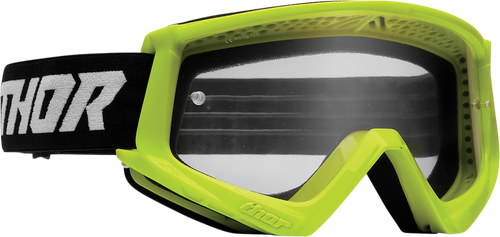 THOR Youth Combat Goggle - Racer - Flo Acid/Black 2601-3050