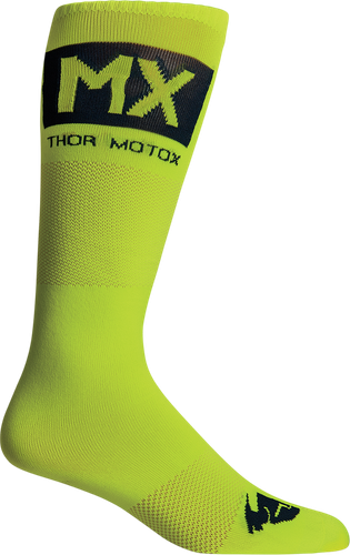 THOR MX Cool Socks - Acid/MIdnight Black - Size 6-9 3431-0665