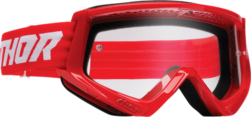 THOR Youth Combat Goggle - Racer - Red/White 2601-3053