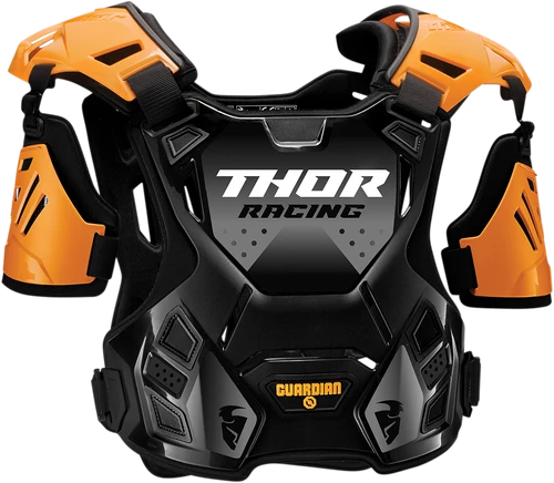 THOR Youth Guardian Roost Deflector - Orange/Black - 2XS/XS 2701-0970
