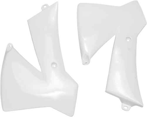 UFO Radiator Covers - White - KTM - SX '02-'08 KT03072#047