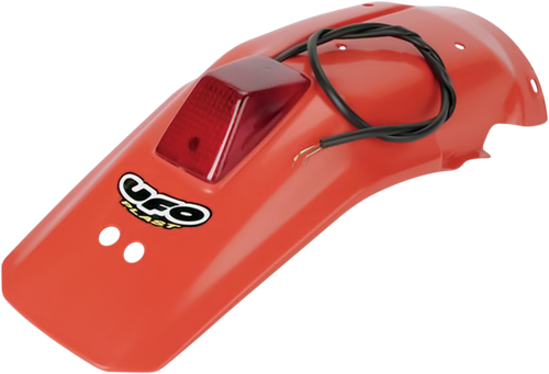 UFO Enduro Rear Fender with 21/5W Light - OEM XR Red HO02650#121