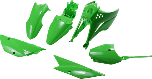 UFO Replacement Body Kit - OEM Green - Kawasaki - KLX '10-'25 KA37003@026