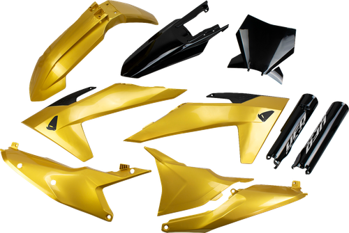 UFO Body Kit - Gold/Black - KTM - SX '23-'24 KTKIT529F@24