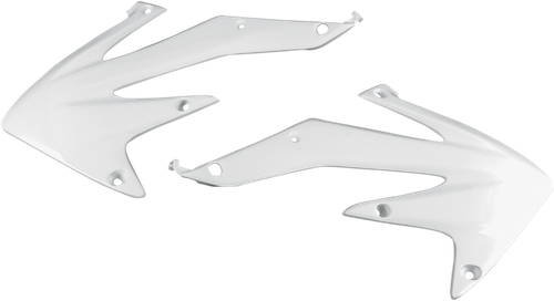 UFO Radiator Covers - White - Honda - CRF '05-'07 HO04600#041