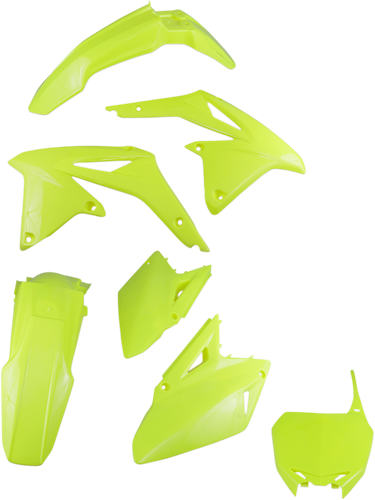 UFO Replacement Body Kit - Fluorescent Yellow - Suzuki - RMZ '08-'17 SUKIT417@DFLU