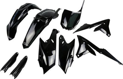 UFO Body Kit - Black - Yamaha - YZ '14-'18 YAKIT318F@001