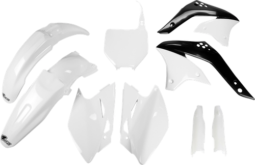 UFO Body Kit - White/Black - Kawasaki - KX '06 KAKIT205F@047